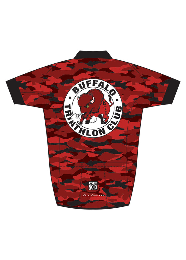 Camiseta de triatlón con cremallera completa y manga corta para hombre Skin Cooler - Team P3