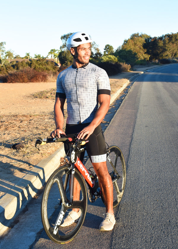 Men’s Skin Cooler Full Zip Tri Top  Short Sleeve - Spring Multisport