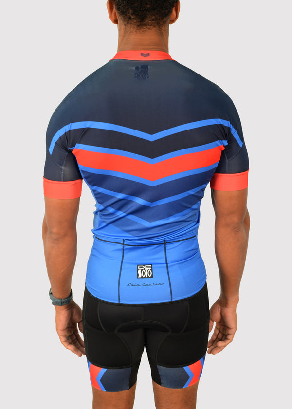 Camiseta de ciclismo con cremallera completa Skin Cooler para hombre - Pfizer