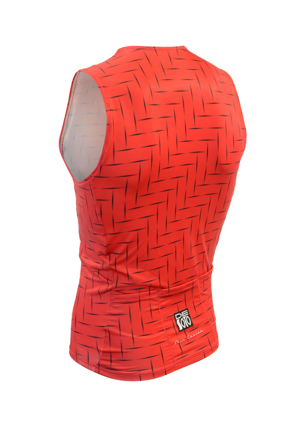 Camiseta de triatlón con media cremallera Skin Cooler para hombre - SBTRI