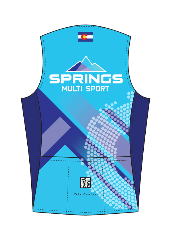 Camiseta de triatlón con media cremallera Skin Cooler para hombre - SBTRI