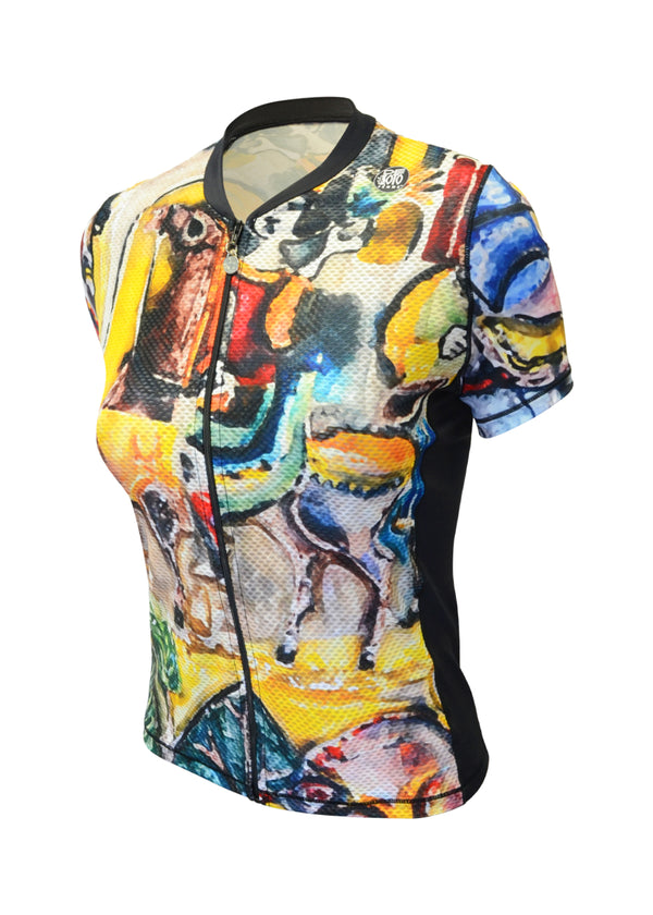 Top con cremallera completa y enfriador de piel para hombre