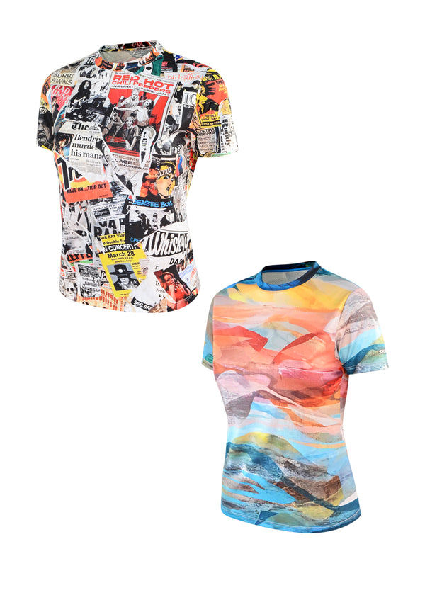 Camiseta técnica de seda Skin Cooler para hombre