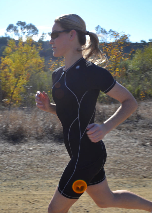 Traje de triatlón "Sneak-A-Poo" de Femme Riviera, personalizado