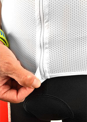 Top con cremallera completa y enfriador de piel para hombre - Oferta