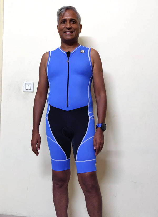 Traje de triatlón sin mangas Mobius para hombre