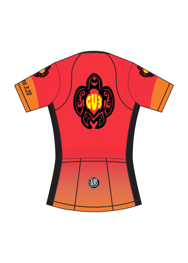 Top de triatlón de manga corta Skin Cooler para mujer - GU3