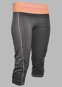 Pantalones capri holgados para correr para mujer - Oferta