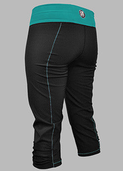 Pantalones capri holgados para correr para mujer - Oferta