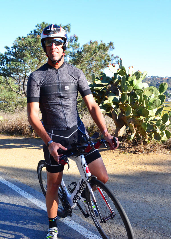 Culotte con tirantes de ciclismo 400-Mile™ para hombre - Equipo P3