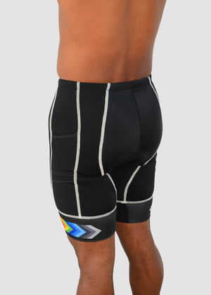 Pantalón corto de triatlón Forza de tiro alto y 4 bolsillos para hombre (diseña el tuyo propio)
