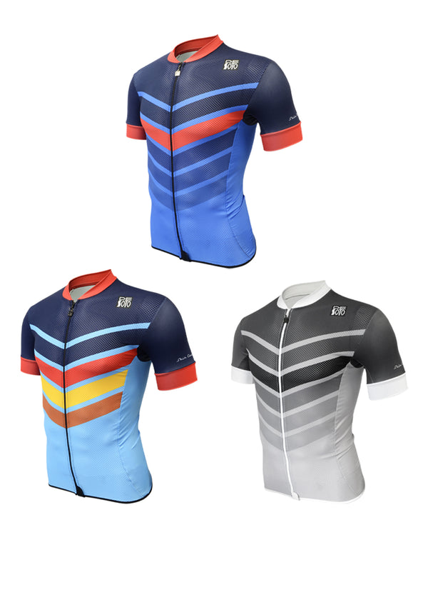 Men's Skin Cooler Full Zip Top - Chevron - Size Small