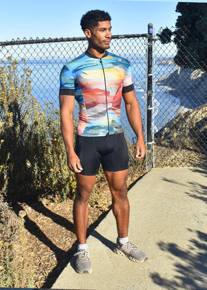 Men's Skin Cooler Full Zip Top - Laser