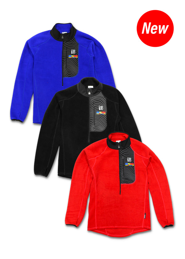 Men's 3/4-Zip Loose Fleece Pullover