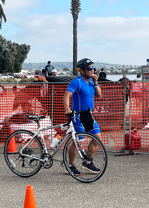 Traje de triatlón de manga corta Mobius para hombre