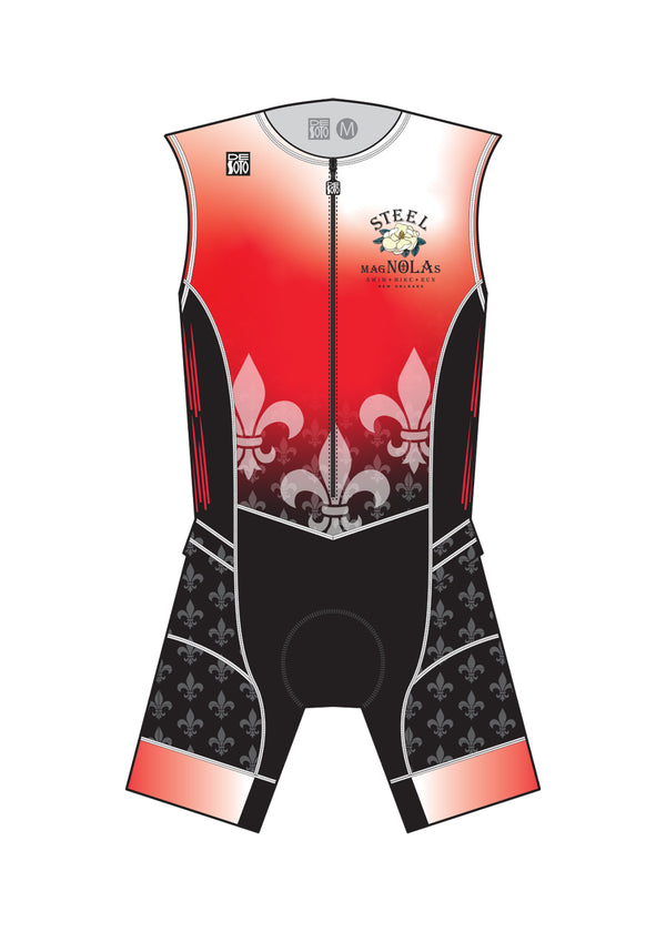 Men's Mobius Sleeveless Trisuit - Steel MagNOLA