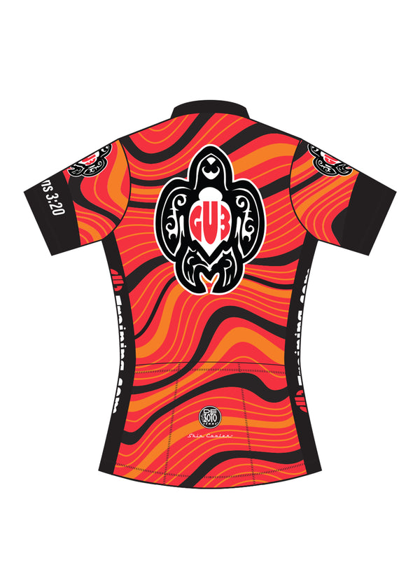 Top de triatlón de manga corta Skin Cooler para mujer - GU3