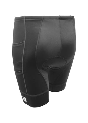 Pantalón corto de triatlón Forza de tiro alto y 4 bolsillos para hombre (diseña el tuyo propio)