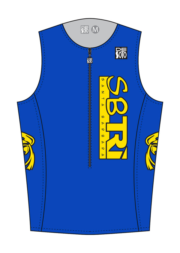 Camiseta de triatlón con media cremallera Skin Cooler para hombre - SBTRI