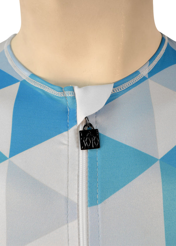 Camiseta de triatlón con media cremallera Skin Cooler para hombre - SBTRI