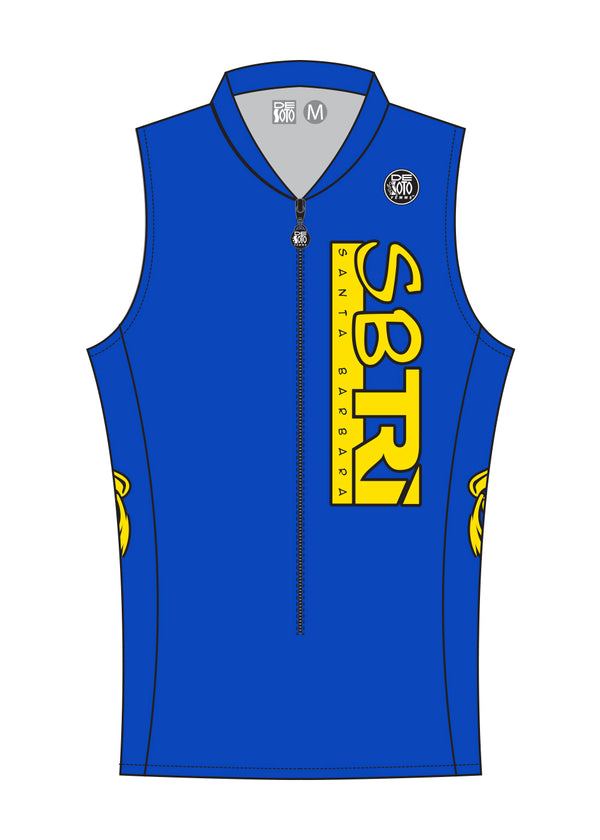 Camiseta de triatlón con media cremallera Skin Cooler para mujer - SBTRI 